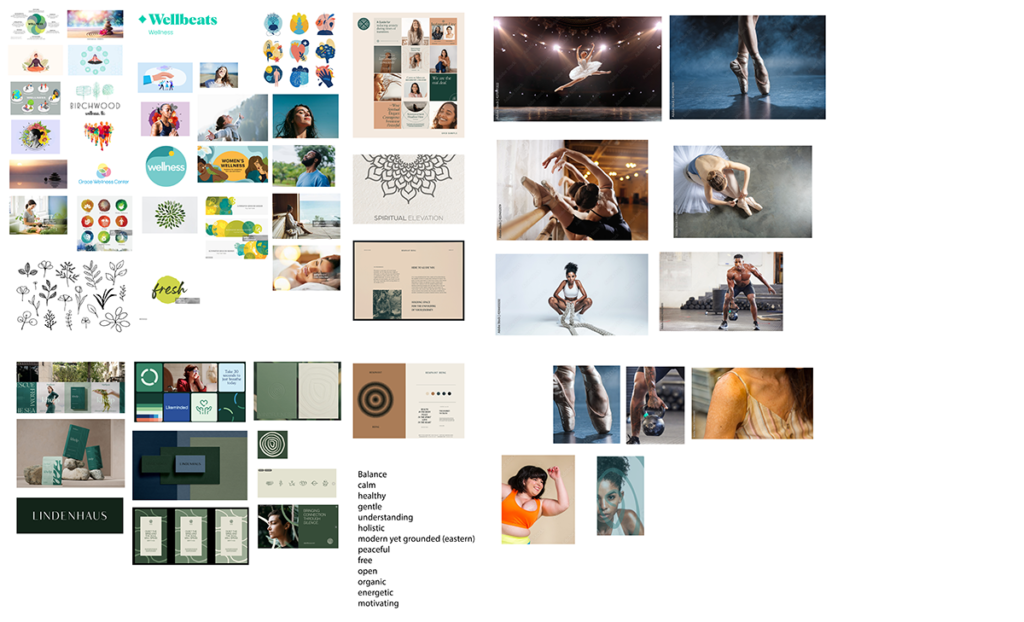 Celf Regulate brand mood board design